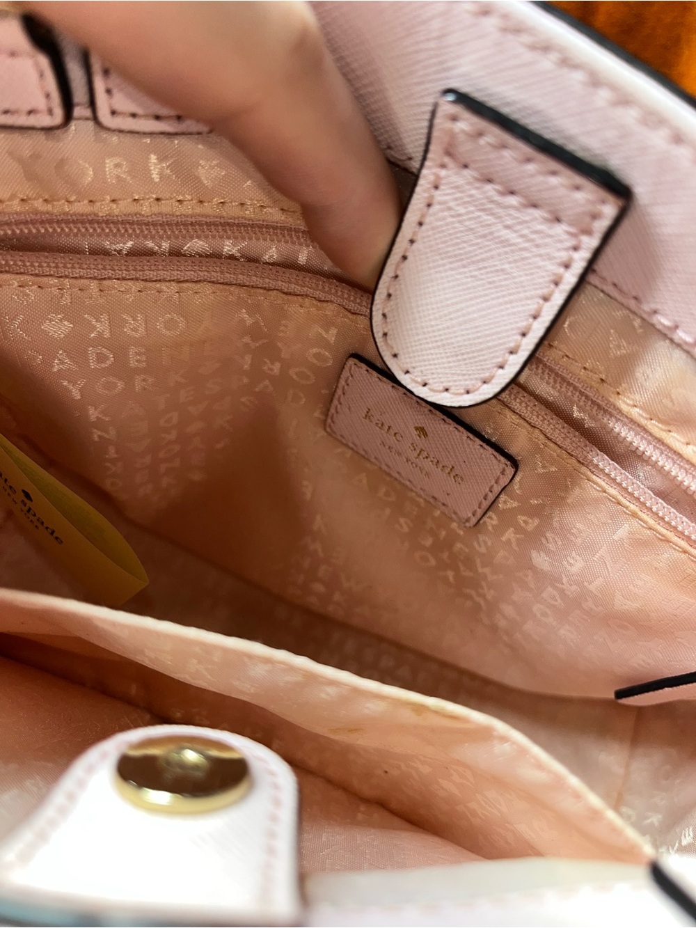 kate spade Pink Perforated Leather Tote - Picture 8 of 15